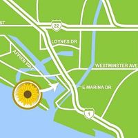 Map at Long Beach Southeast Farmers Market in Long Beach