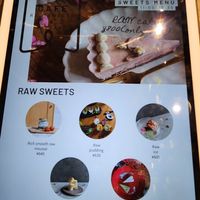 Sweets menu at Kuraru Cafe - クラルカフェ in Osaka