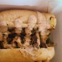 Philly Cheese Steak at Mike's Vegan Grill in Greensboro
