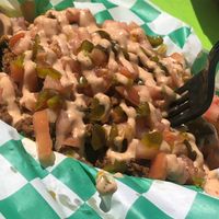 Fiesta Fries at Mike's Vegan Grill in Greensboro