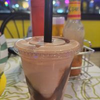 Chocolate shake $7 at Mike's Vegan Grill in Greensboro