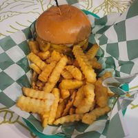 Amigo $12 and fries $3.50 at Mike's Vegan Grill in Greensboro