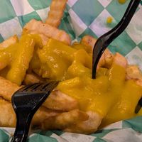 Cheese fries at Mike's Vegan Grill in Greensboro
