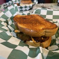 Patty melt  at Mike's Vegan Grill in Greensboro