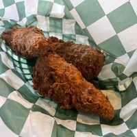 Lemon pepper wings   at Mike's Vegan Grill in Greensboro