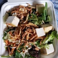 Asian Ginger Salad with Tofu at Gather Cafe Bistro Bar in Talent
