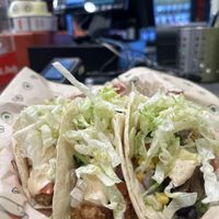 3 tacos 🌮 with tofu, veggies and beans 🫘   at Quesada in Calgary