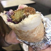 Falafel in laffa  at Ta'am in Manchester