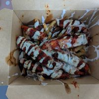 Tikka masala loaded fries at Dhil's in Wigston