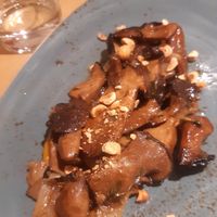 Taglia fungi at Il Rovescio in Bologna