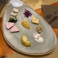 Vegan cheese plate (15€)  at Il Rovescio in Bologna