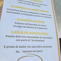One of the tasting menus at Vis à Vis cucina&eventi in Orvieto