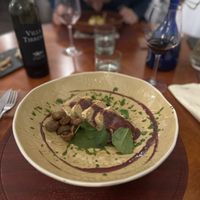 Pastrami vegetale “nova meat” alla Wellingtonn  at Vis à Vis cucina&eventi in Orvieto