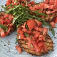 bruschetta at Jolie Bistro in Timisoara