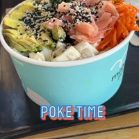 Tofu build your own poke bowl  at Mahalo Poke - Nervion in Sevilla