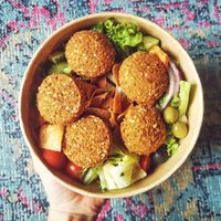 Falafel Salad at Fill Full in Aachen