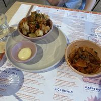 Crispy cauliflower and kimchi   at House of Fu in Leeds