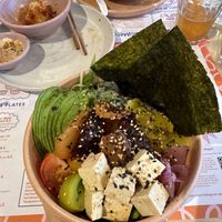 Vegan superfood rice bowl with added tofu   at House of Fu in Leeds