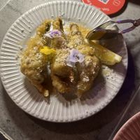 Zucchini flowers   at Bootleg Social Lounge in Paddington