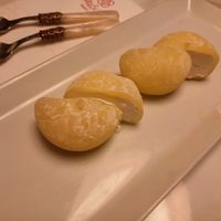 Mango sorbet mochi at Miss Sushi in Sevilla