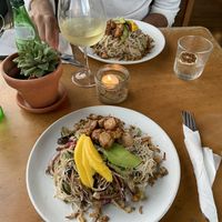 One main course a day, changes every day really delicious and very friendly staff  at Cantinho do Mercado in Vila Nova De Milfontes