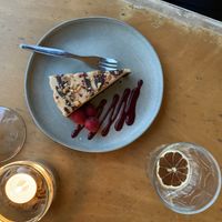 Peanut cheesecake   at Cantinho do Mercado in Vila Nova De Milfontes