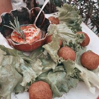 Falafel  at Amaranto Bistrot in Finale Ligure