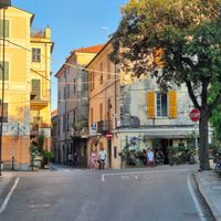 Lokal Außenansicht at Amaranto Bistrot in Finale Ligure