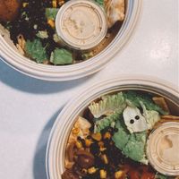 build your own greens + grains bowls 🌱  #Veganuary at CAVA in Woburn