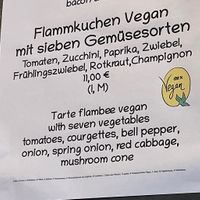 Vegan tarte  at Marksburg in Braubach