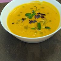 Leech soup at Verv Kitchen in Bucharest