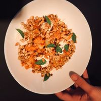 Cauliflower hispi at Verv Kitchen in Bucharest