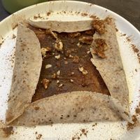 Gluten free crepe with salted caramel   at Verv Kitchen in Bucharest