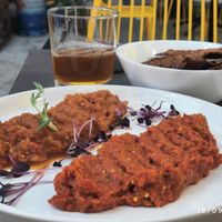 Zacusca and ajvar ! at Verv Kitchen in Bucharest