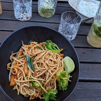 No Gai mit veganen Filetstücken at Sukothai in Sprockhoevel