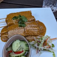 Satetofu mit Erdnusssoße at Sukothai in Sprockhoevel