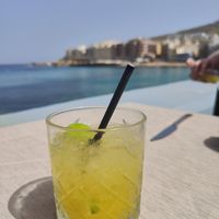 Passion fruit mocktaik at Unwine'd in Marsalforn