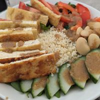 Tofu Salad at Unwine'd in Marsalforn