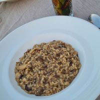 Mushroom risotto at Unwine'd in Marsalforn