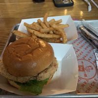 Vegan chicken, vegan bun, and vegan ranch 10/10 🤤💕  at Happy Chicks in Austin