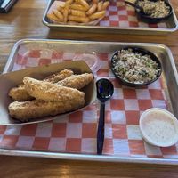 Vegan tenders   at Happy Chicks in Austin