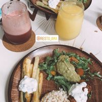 Lunch of the day at AMA in Medellin