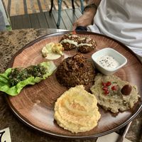 Arabic menú del día!  at AMA in Medellin