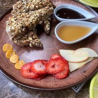 Vegan french toast : O at AMA in Medellin