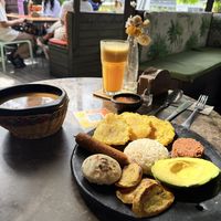 Bandeja paisa 💚🌱  at AMA in Medellin