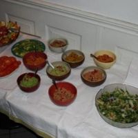 Variation of food at Cafe Hangmattan in Gothenburg