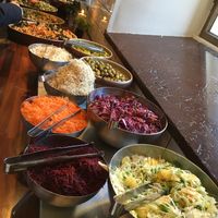 Lunch buffet  at Cafe Hangmattan in Gothenburg