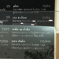 Menu   at Wildflour Vegan Bakery and Juice Bar in Pawtucket