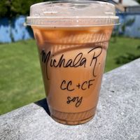 Carrot cake latte   at Wildflour Vegan Bakery and Juice Bar in Pawtucket