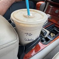 Chocolate PB smoothie. Delicious.  at Wildflour Vegan Bakery and Juice Bar in Pawtucket